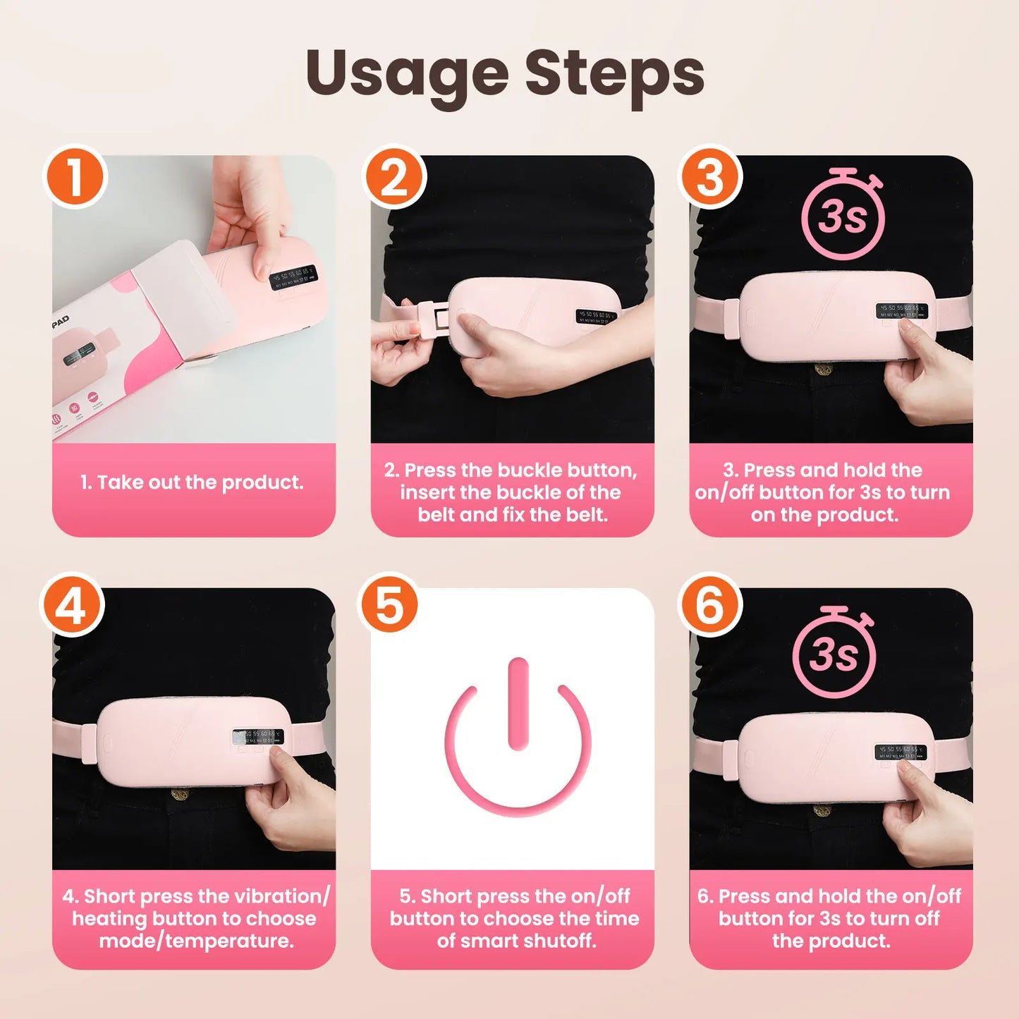 Menstrual Heating Pad Abdominal Massager